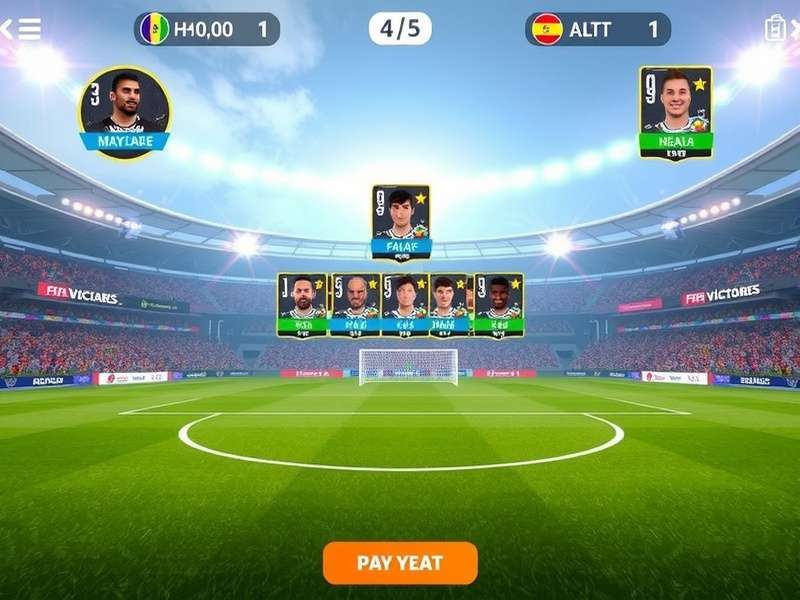 FIFA Mobile Victory Path gameplay screenshot